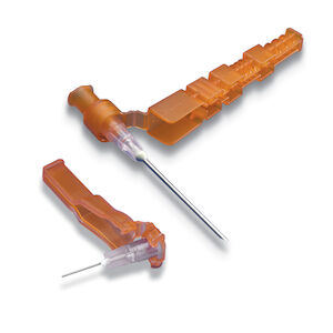 Needle, Safety, Hypodermic, 22G x 1½", Hub Color Black